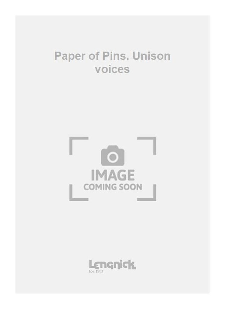 Paper of Pins. Unison voices